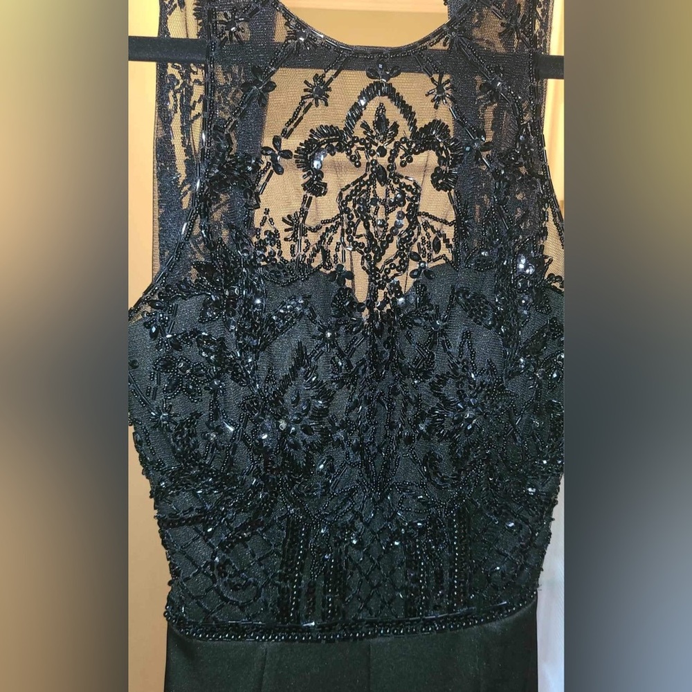 Brand new Rachel Allen Black floor length pantsuit